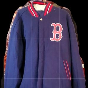 Boston Red Sox Jacket Navy color